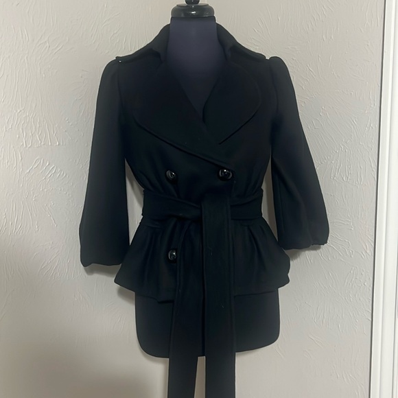 Piko 1988 black wool peacoat - Picture 1 of 7